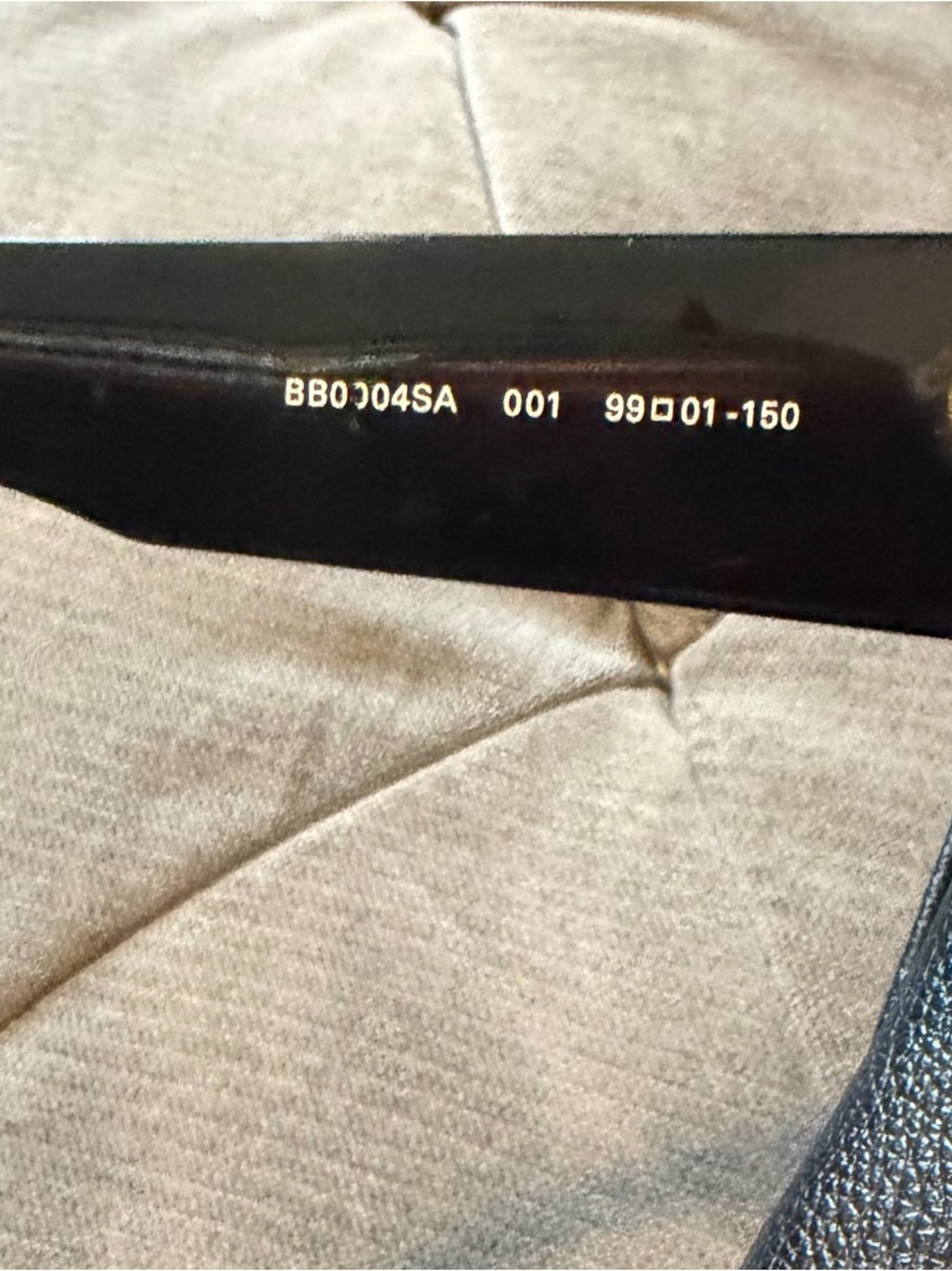 Balenciaga Black Shield Sunglasses with Subtle Silver Trim - Picture 4 of 9